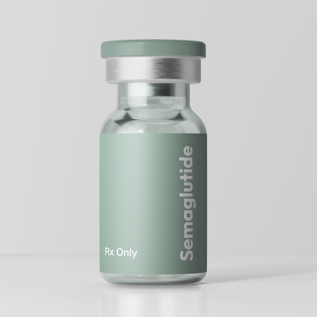 Compounded semaglutide vial