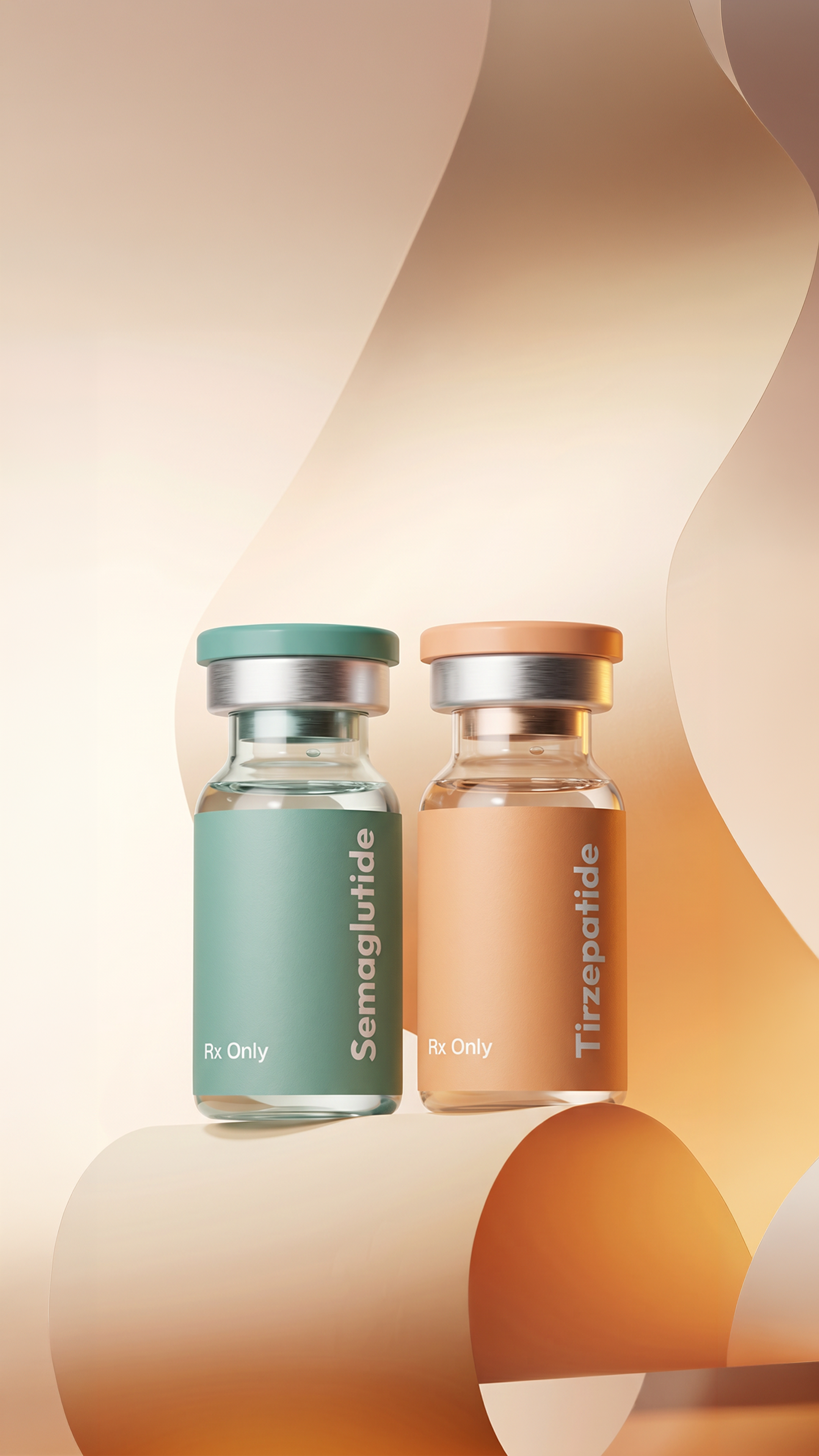 Semaglutide and tirzepatide vials