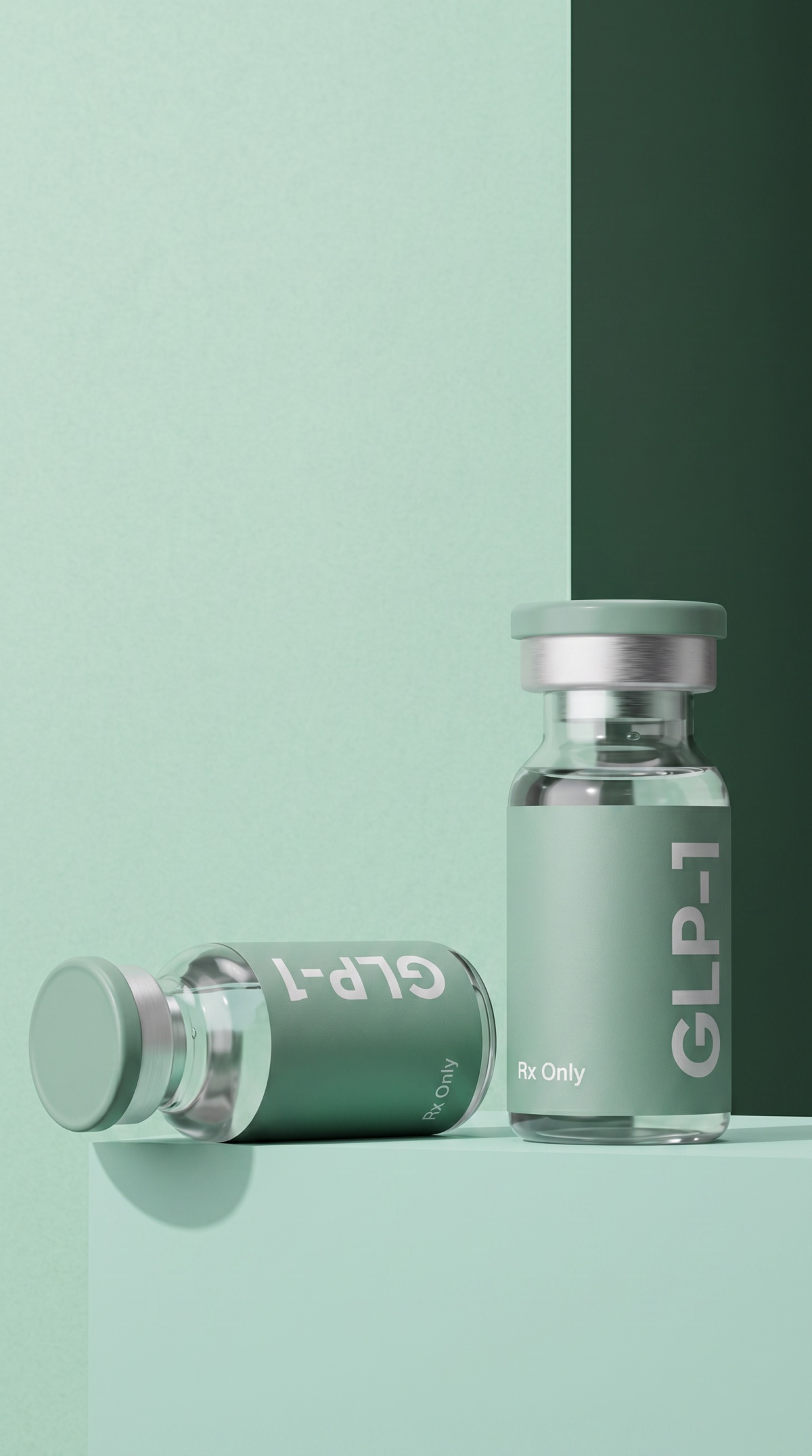 Compounded GLP-1 vials