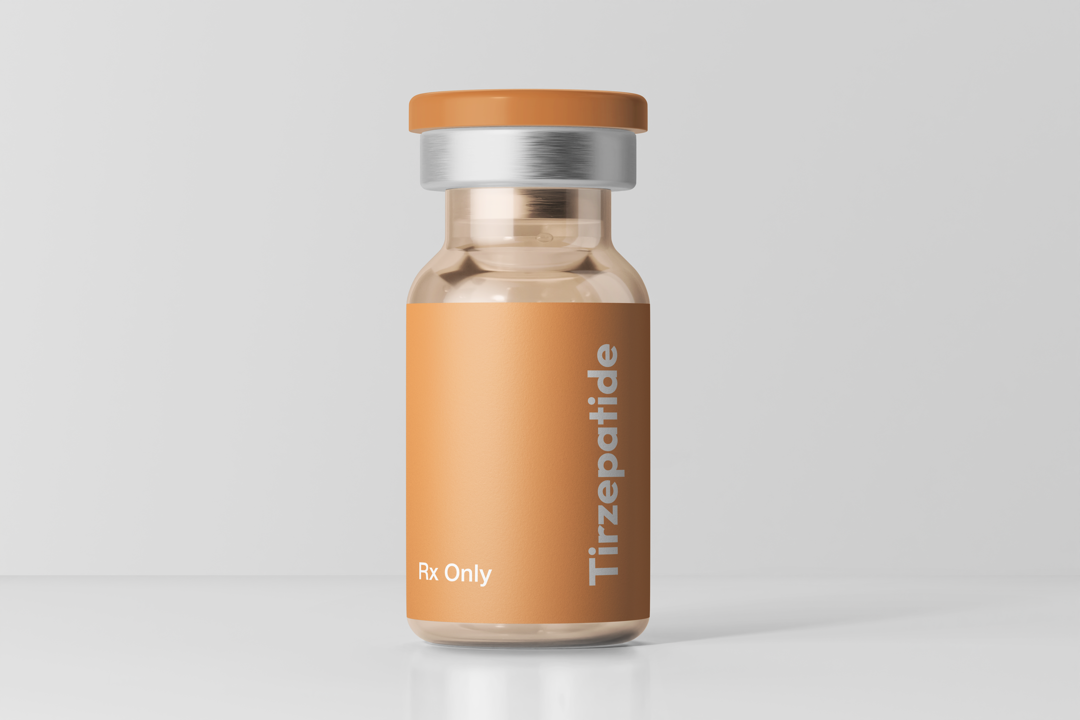 Compounded tirzepatide vial